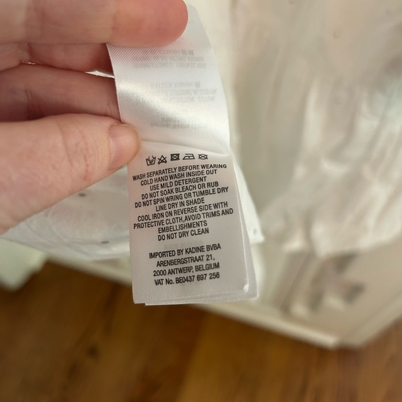 Essential Antwerp Popeline with White Rhinestones shirt dress - Picture 9 of 10